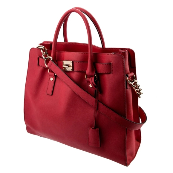 Michael Kors Authentic Leather Top Handle Bag - Picture 1 of 5